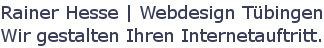Rainer Hesse | Webdesign T�bingen